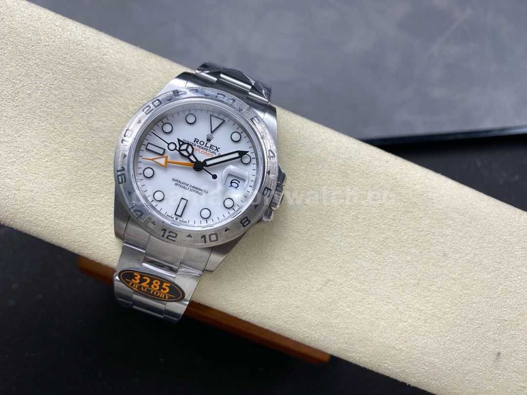 QF Factory Rolex Explorer II M226570 0001 42mm Full 904L White Dial (5)
