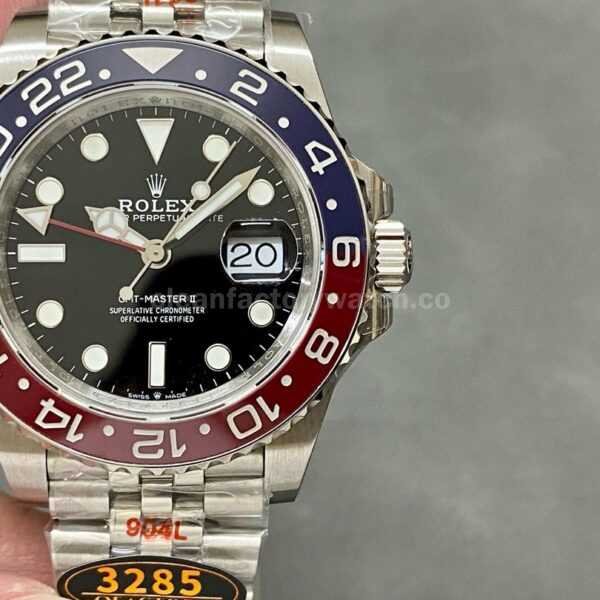 QF Factory Rolex Pepsi GMT-Master II 126710BLRO-0002 40mm Full 904L Black Dial
