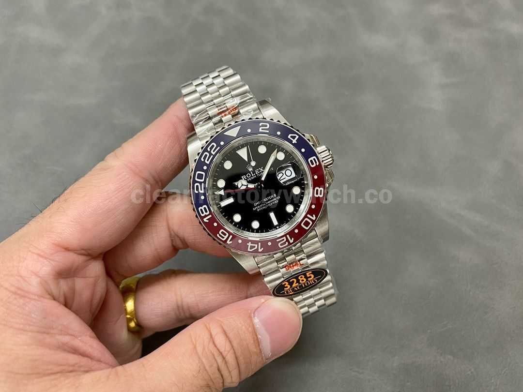 QF Factory Rolex Pepsi GMT Master II 126710BLRO 0001 40mm Full 904L Black Dial Jubilee (5)