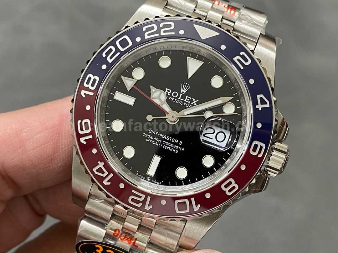 QF Factory Rolex Pepsi GMT Master II 126710BLRO 0001 40mm Full 904L Black Dial Jubilee (6)