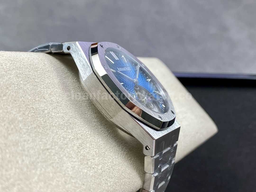 R8 Factory Audemars Piguet Royal Oak Tourbillon 26730TI.OO.1320TI.04 41mm Full Steel Blue Dial (4)