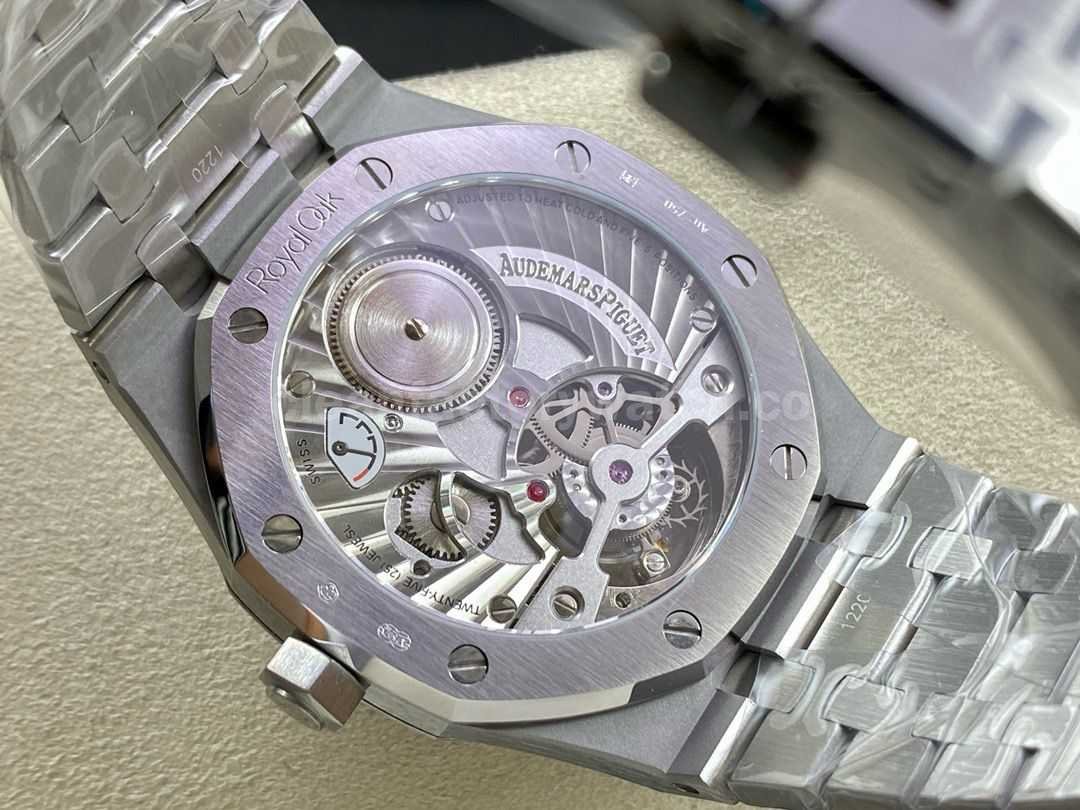 R8 Factory Audemars Piguet Royal Oak Tourbillon 26730TI.OO.1320TI.04 41mm Full Steel Blue Dial (8)