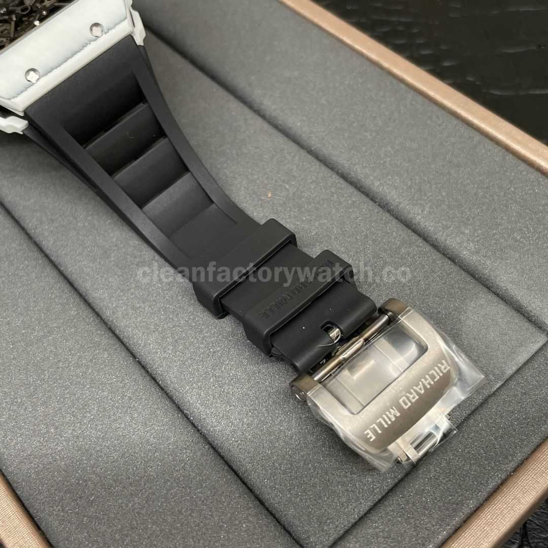 Sonic Factory Richard Mille RM 35 01 43mm Carbon Fiber Rubber Strap Skeletonized Dial (6)