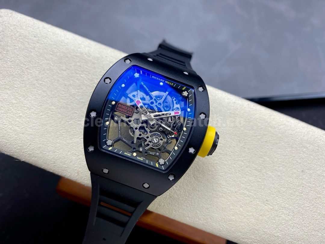 Sonic Factory Richard Mille RM035 42mm Titanium Rubber Strap Skeletonized Dial (8)