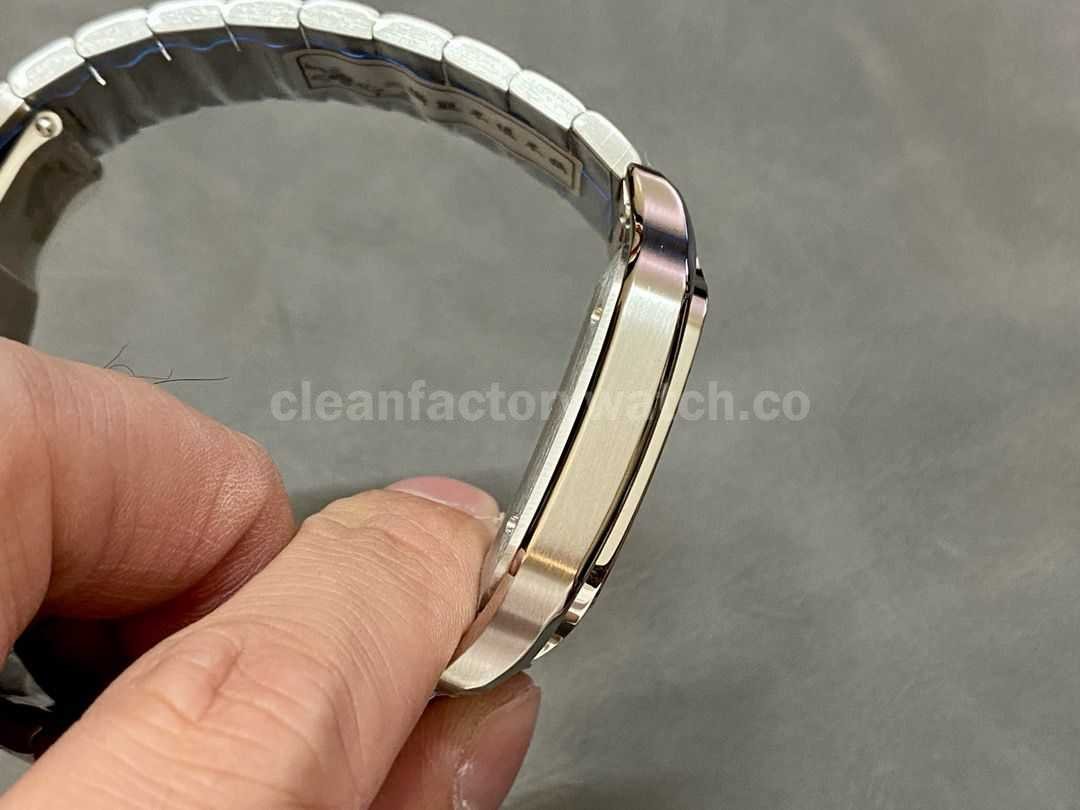 THB Factory Cartier Santos WSSA0030 39.8mm Full Steel 40mm Roman Numerals Blue Dial (9)