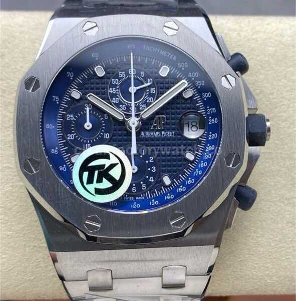 TK Factory Audemars Piguet Royal Oak Offshore Chronograph 26237ST.OO.1220ST.01 44mm Full Steel Blue Dial