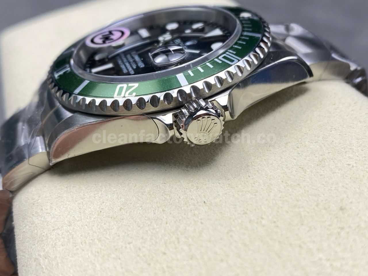 TM Factory Kermit Rolex Submariner Date 16610LV 40mm Full 904L Black Dial No Engraving (4)