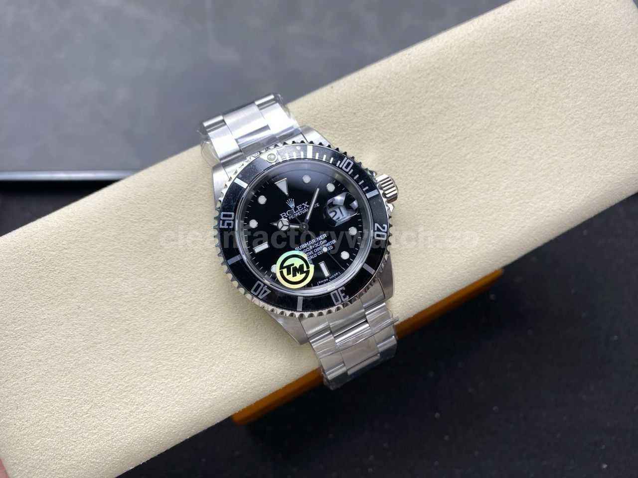 TM Factory Rolex Submariner Date 16610LN 40mm Full 904L Black Dial No Engraving (6)