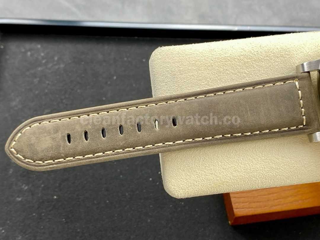 TTF Factory Panerai Luminor Marina PAM 01314 Steel Leather Strap Arabic Numerals White Dial (2)