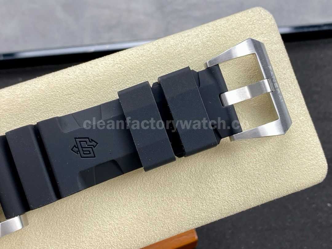 TTF Factory Panerai Submersible PAM1391 Steel Rubber Strap Blue Dial (2)