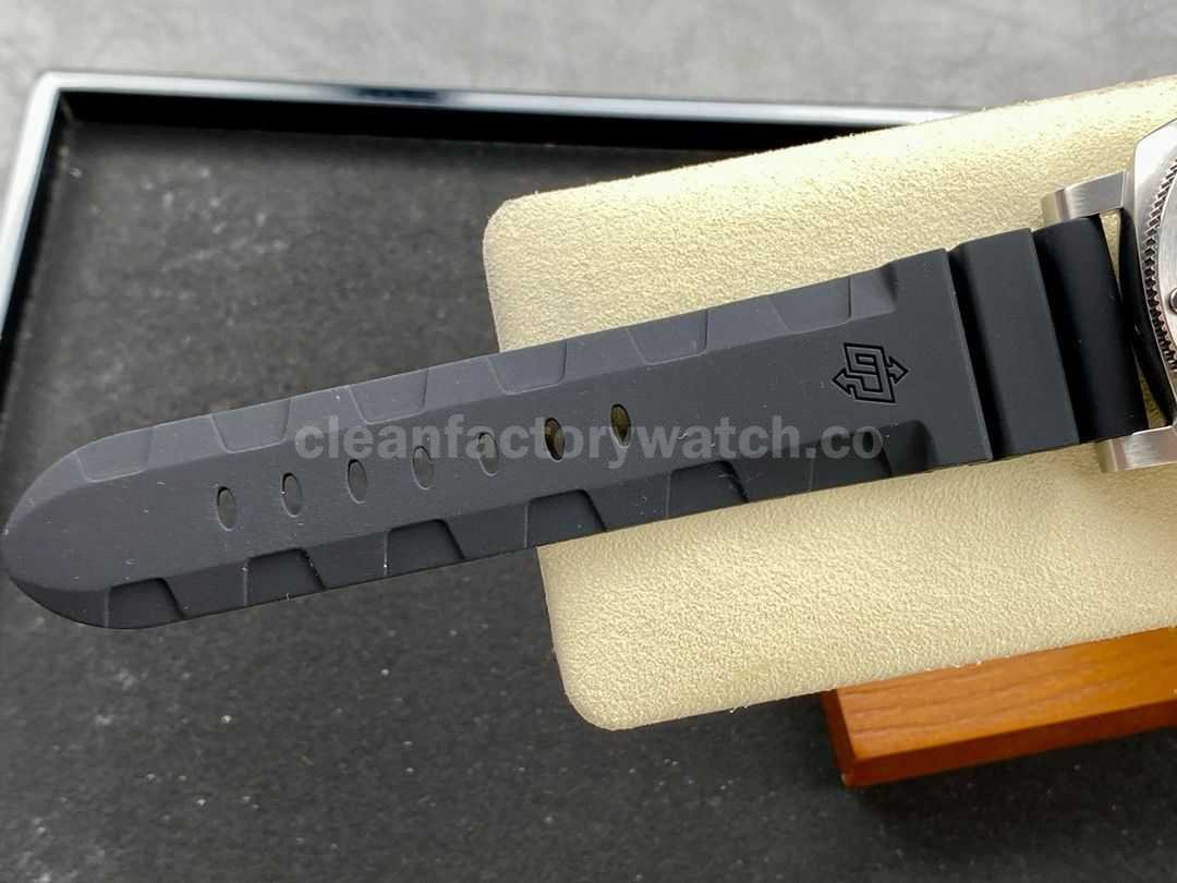 TTF Factory Panerai Submersible PAM1391 Steel Rubber Strap Blue Dial (9)