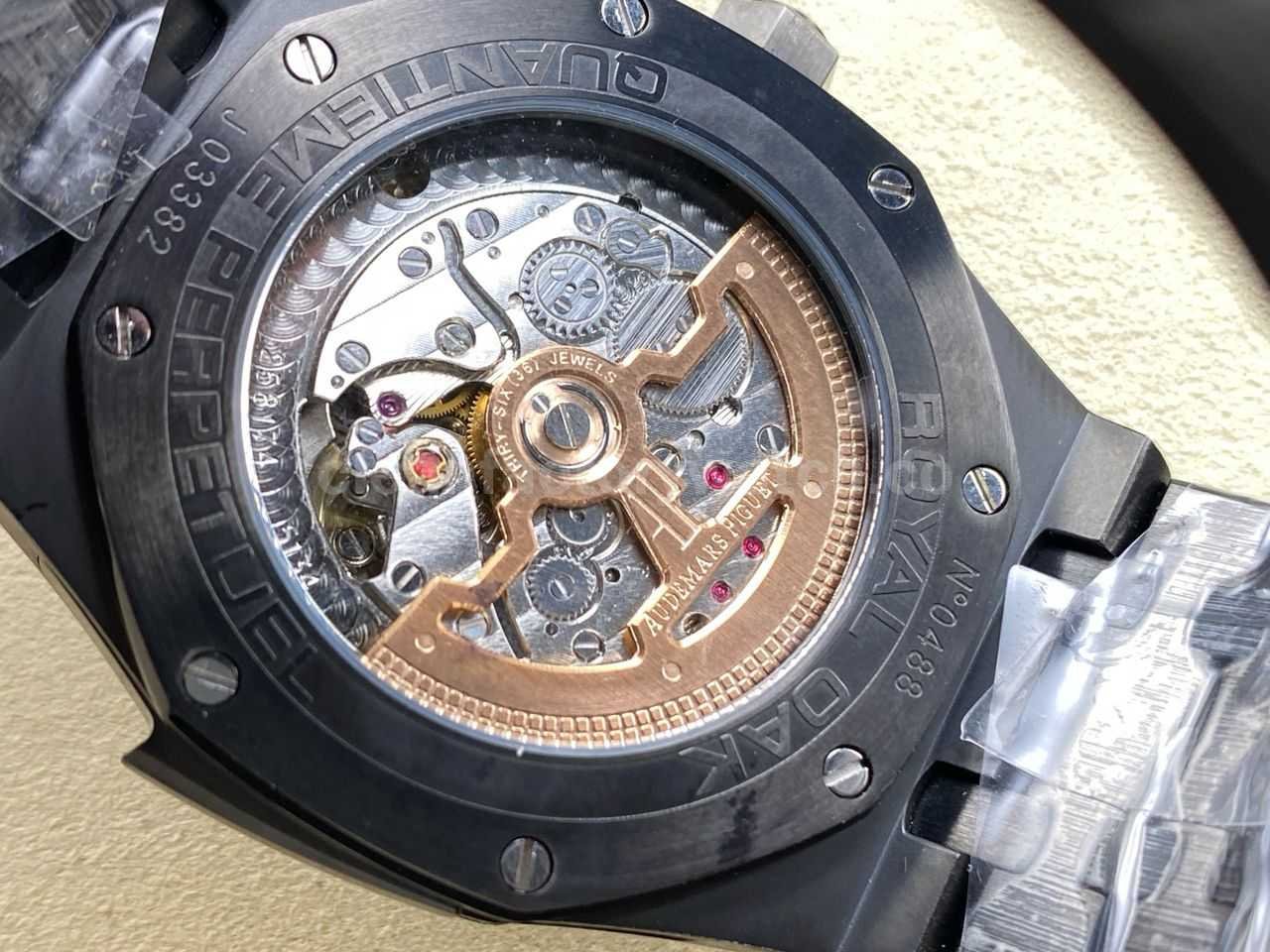 TW Factory Audemars Piguet Royal Oak 26591CE.OO.D002CA.01 42mm Full PVD Black Dial (2)