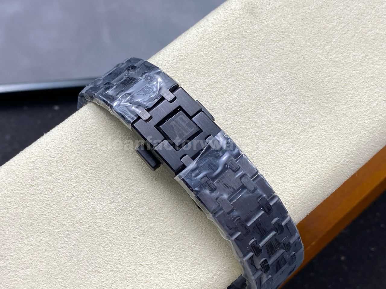 TW Factory Audemars Piguet Royal Oak 26591CE.OO.D002CA.01 42mm Full PVD Black Dial (4)