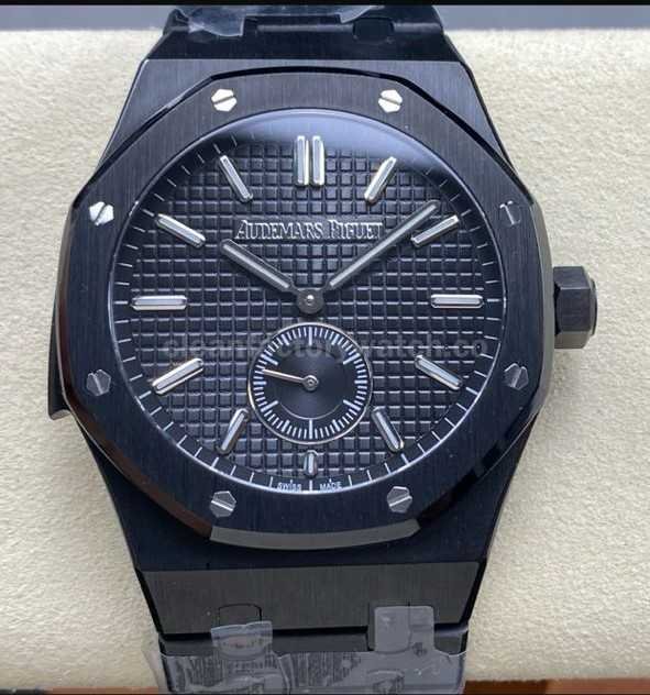 TW Factory Audemars Piguet Royal Oak 26591CE.OO.D002CA.01 42mm Full PVD Black Dial (8)