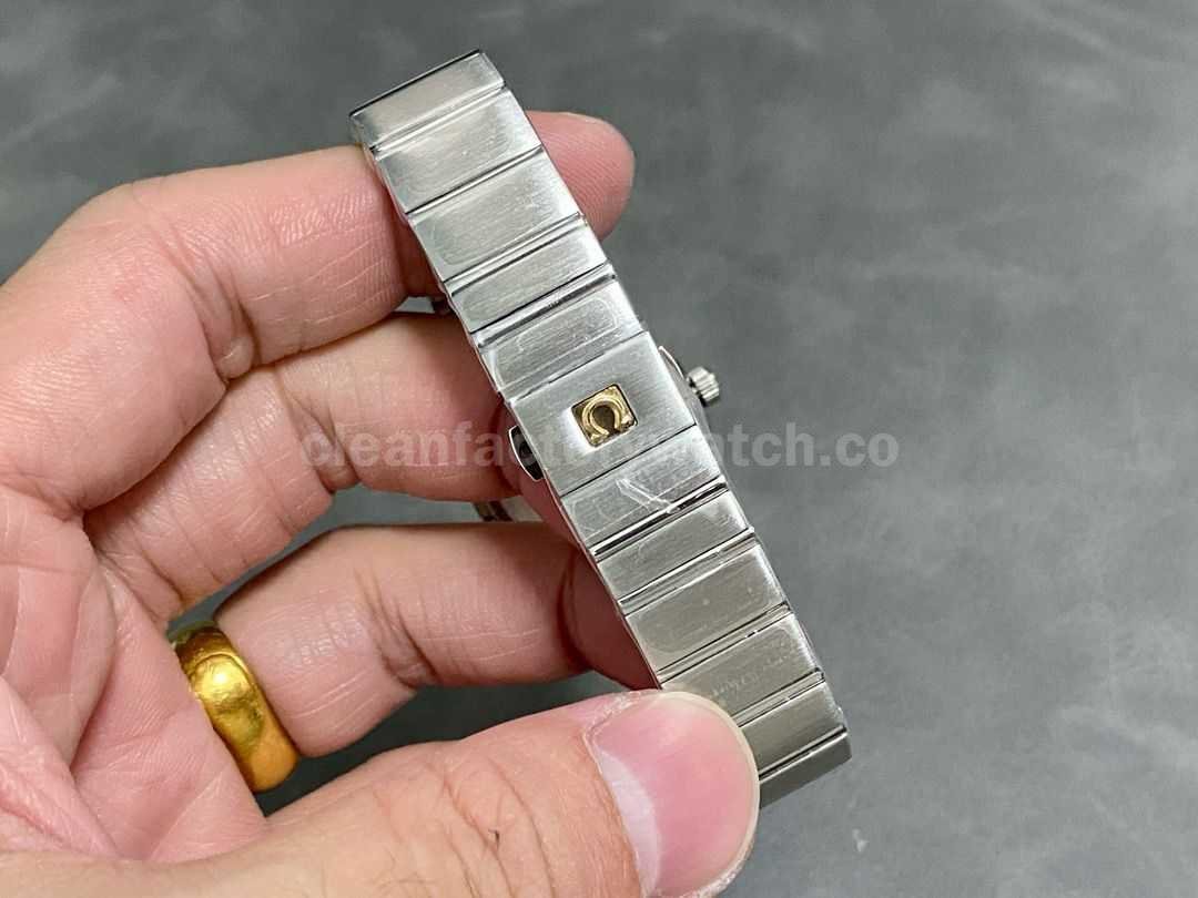 TW Factory Omega Constellation Quartz 123.10.27.60.55.001 27mm Full Steel Mother Of Pearl Dial (7)
