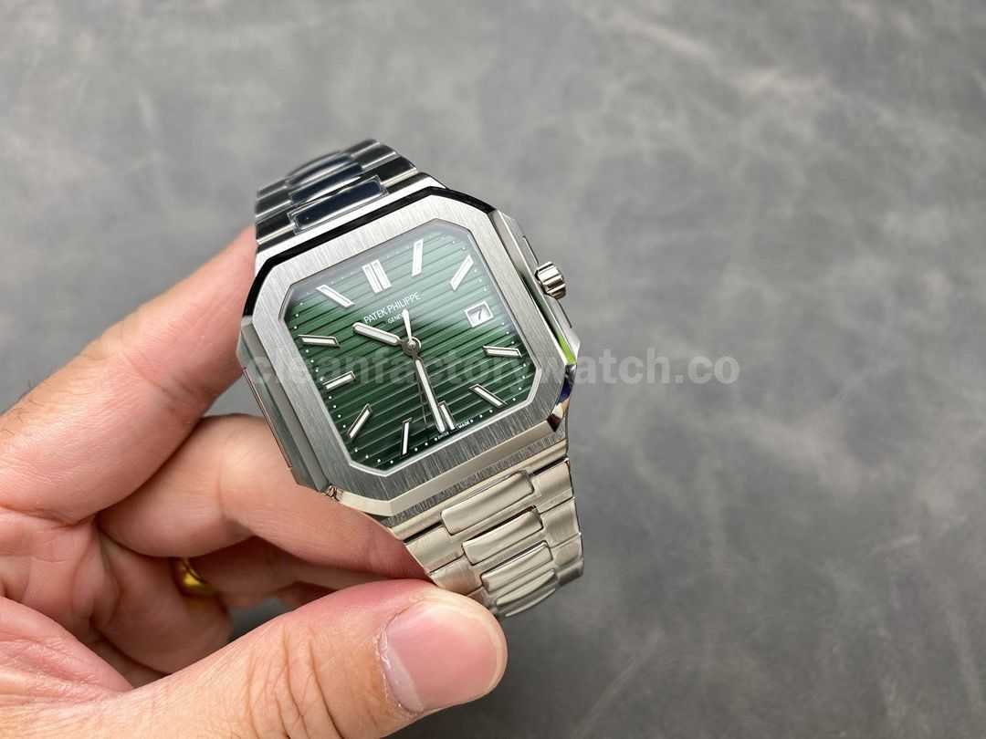 TW Factory Patek Philippe Cubitus 58211A 45mm Full Steel Green Dial (4)