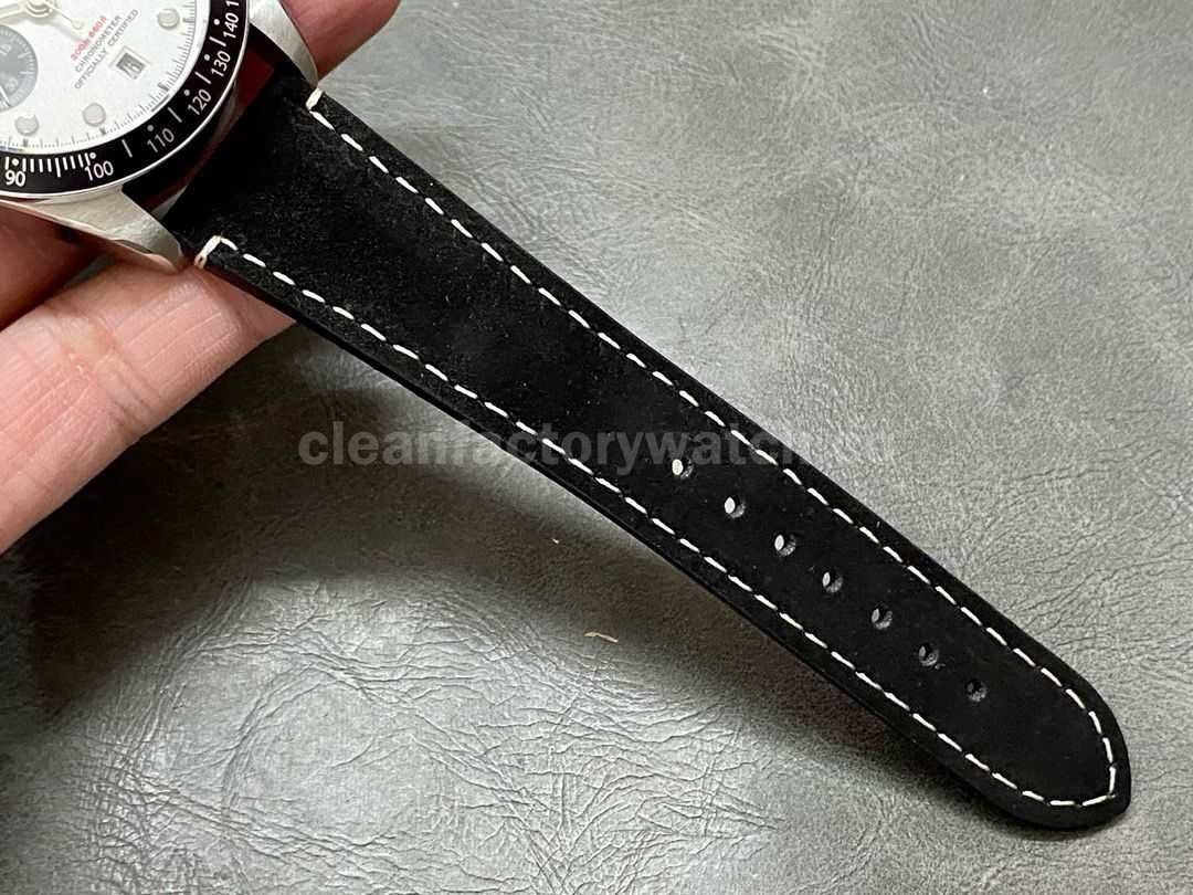TW Factory Tudor Black Bay Chrono M79360N 0006 41mm Steel Leather Strap White Dial (1)