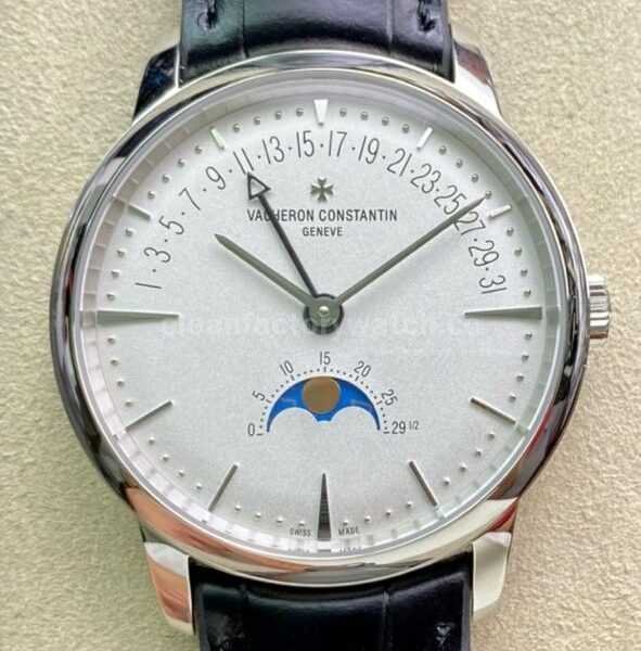 TWS Factory Vacheron Constantin Retrograde Calendar 4010U/000G-B330 42.5mm Steel Leather Strap White Dial