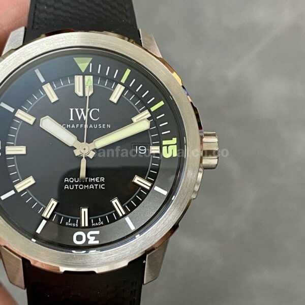 V6S Factory IWC Aquatimer Automatic IW328802 42mm Rubber Strap Black Dial