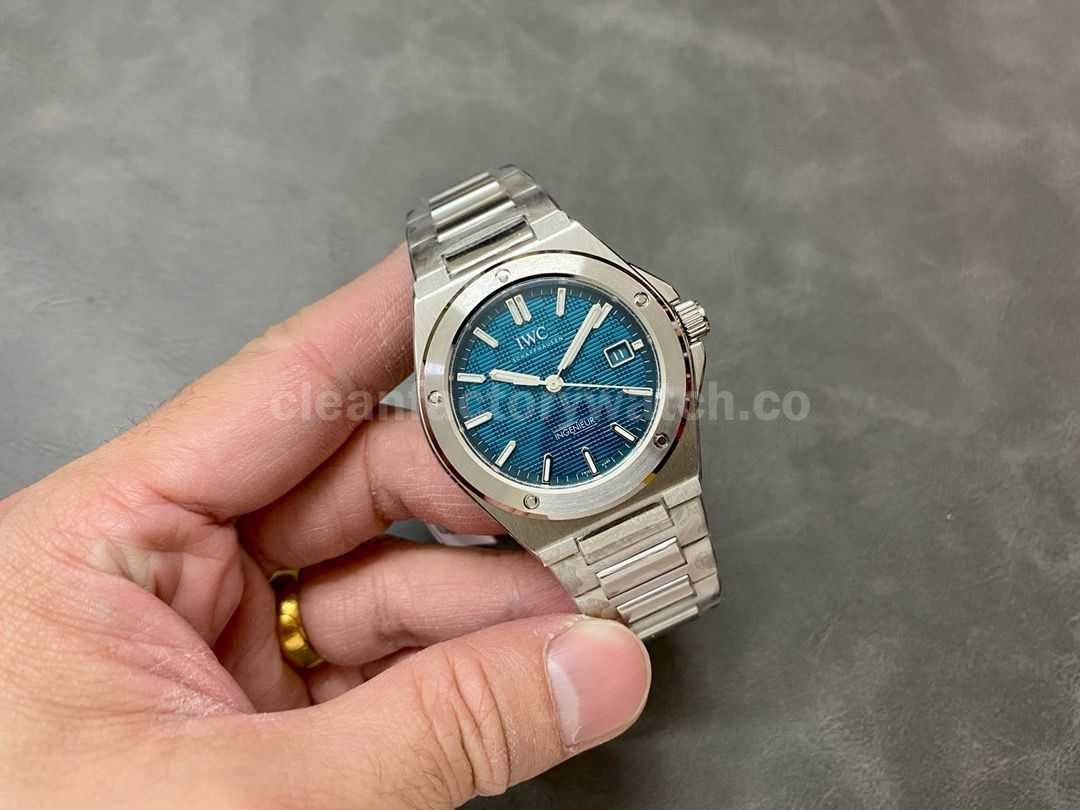 V7 Factory IWC Ingenieur Automatic IW328903 40mm Full Steel Blue Dial (2)