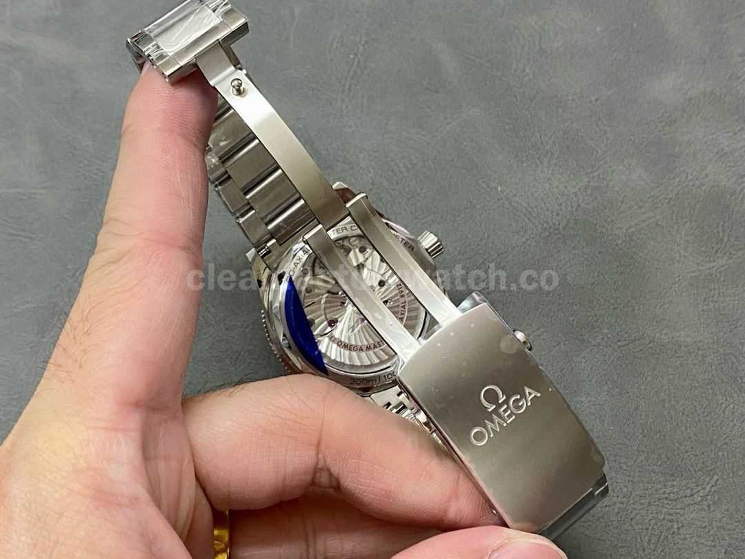 VS Factory Omega Seamaster 300co Axial Master Chronometer 41mm Full Steel Black Dial (6)