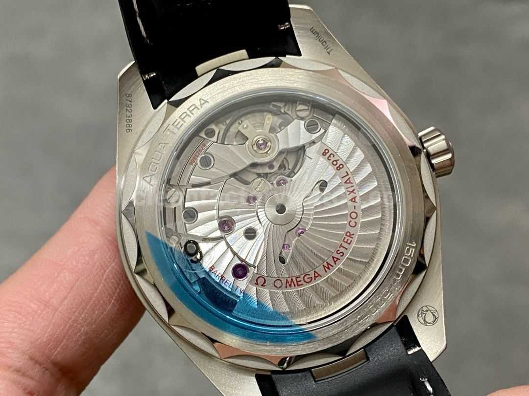 VS Factory Omega Seamaster Aqua Terra 220.92.43.22.99.001 43mm Titanium Rubber Strap Grey Dial (5)