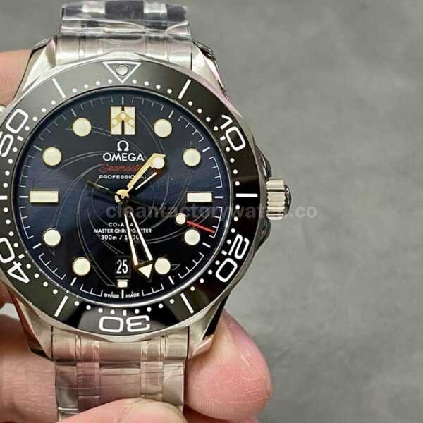VS Factory Omega Seamaster Diver 300 M 210.22.42.20.01.004 James Bond 007 Limited Edition 42mm Full Steel Black Dial