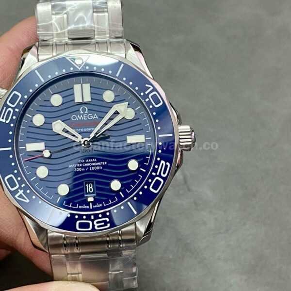 VS Factory Omega Seamaster Diver 300M 210.30.42.20.03.001 42mm Full Steel Blue Dial