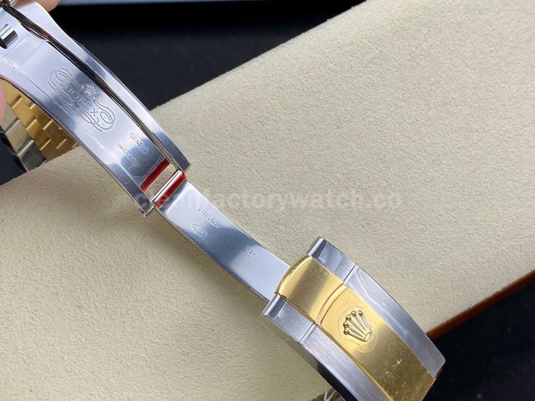 VS Factory Rolex Datejust 126233 0039 36mm Half Yellow Gold Fluted Motif Champagne Dial Jubilee (6)