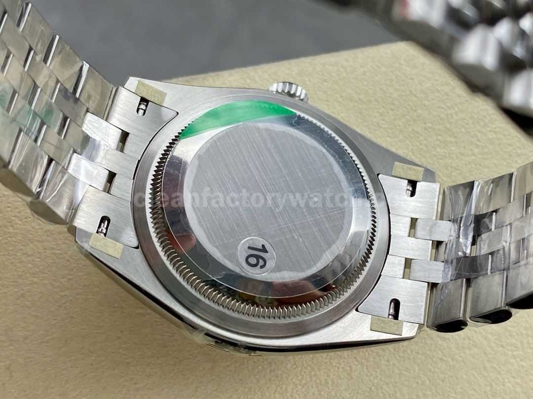VS Factory Rolex Datejust 126234 0015 36mm Full 904L Black Dial Jubilee (7)
