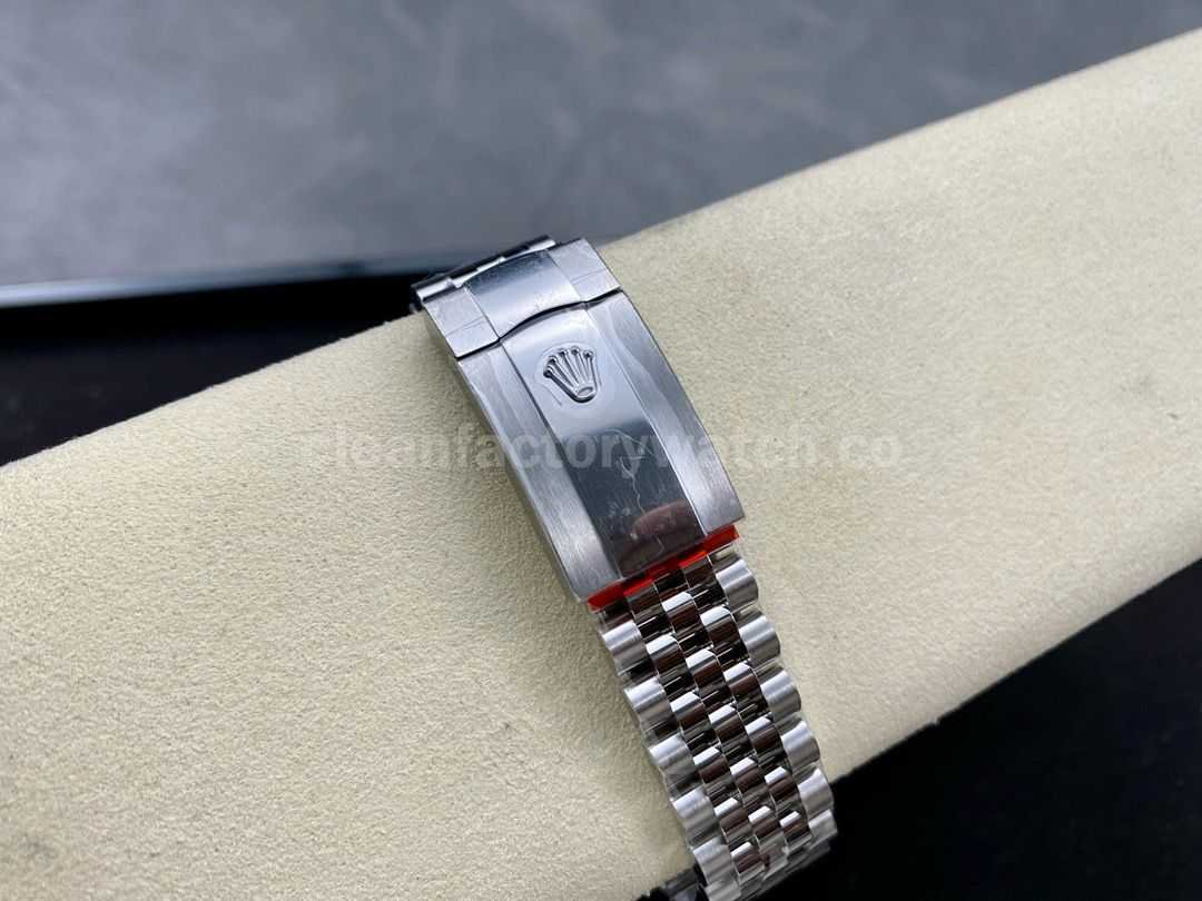VS Factory Rolex Datejust 126234 0015 36mm Full 904L Black Dial Jubilee (9)