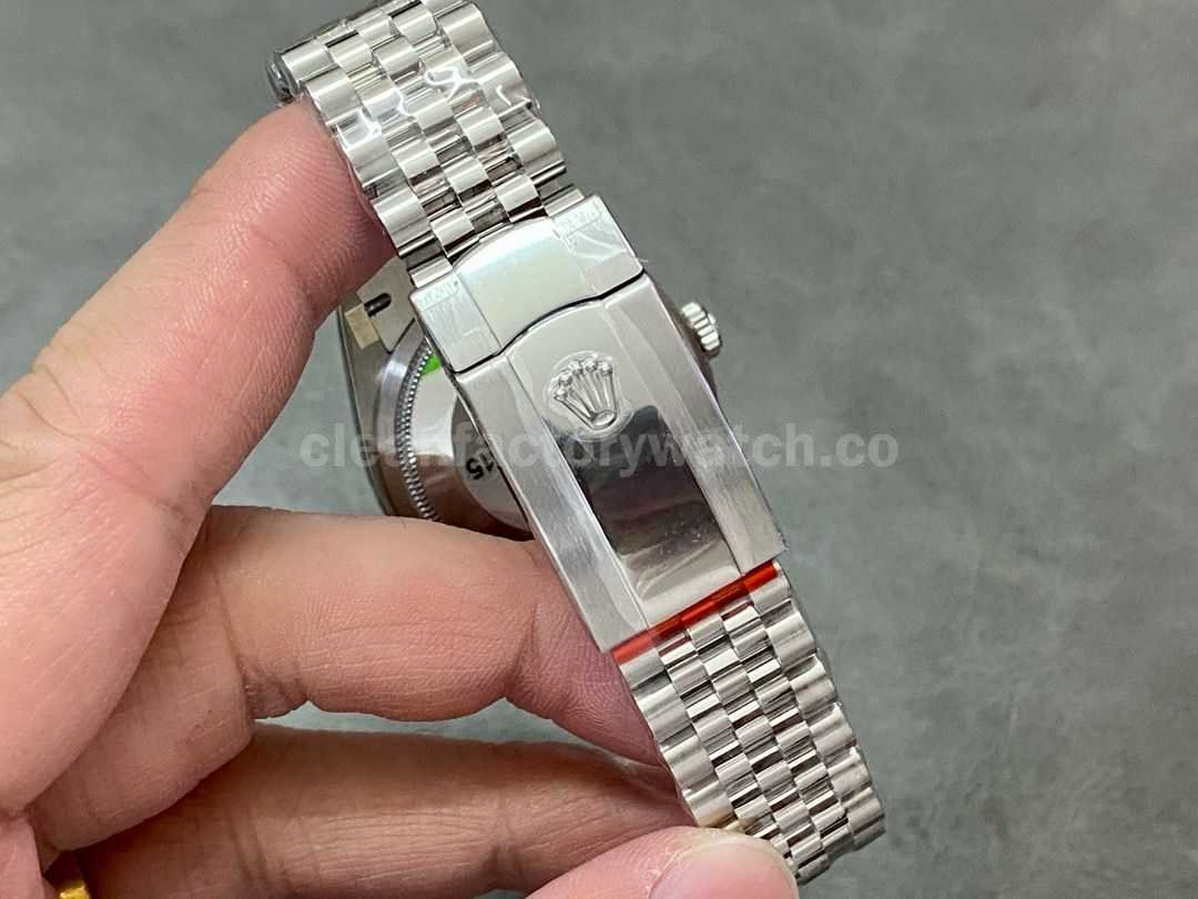 VS Factory Rolex Datejust 126234 0027 36mm Full 904L Diamond Black Dial Jubilee (4)