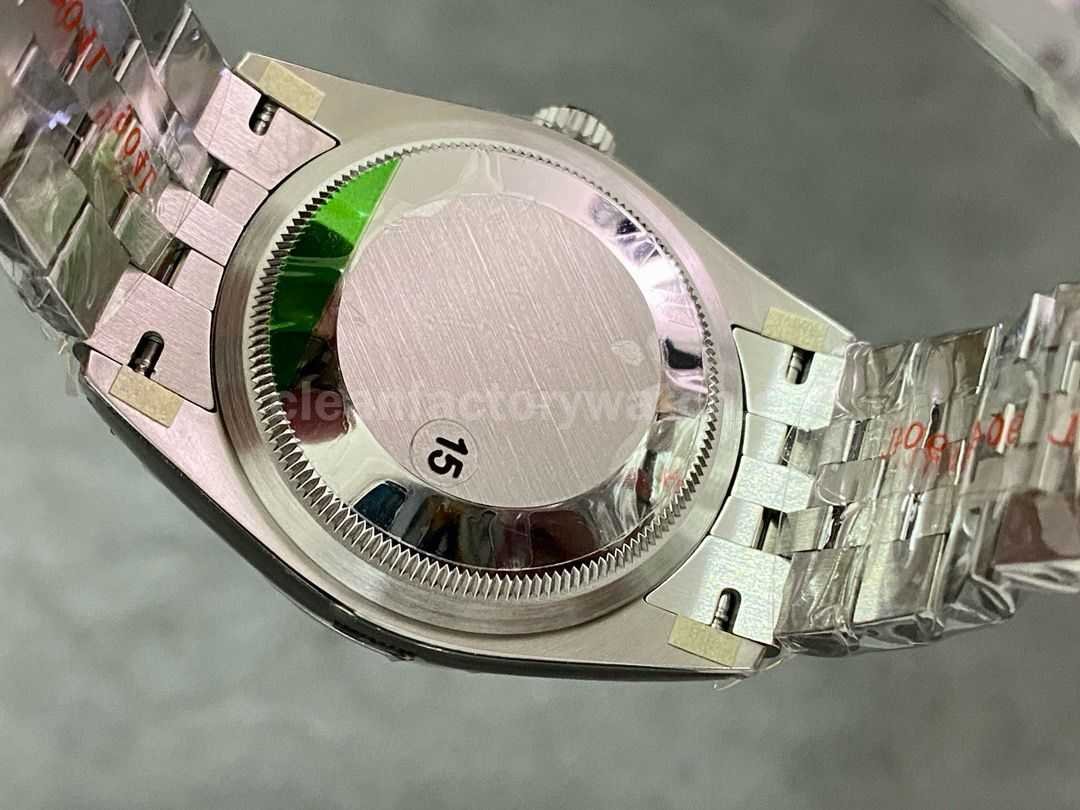 VS Factory Rolex Datejust 126234 0027 36mm Full 904L Diamond Black Dial Jubilee (9)