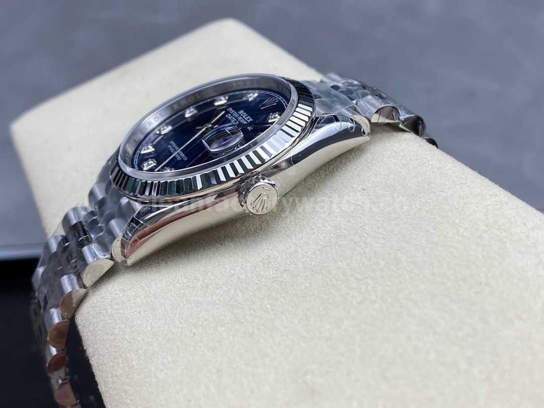 VS Factory Rolex Datejust 126234 0037 36mm Full 904L Diamond Blue Dial Jubilee (4)