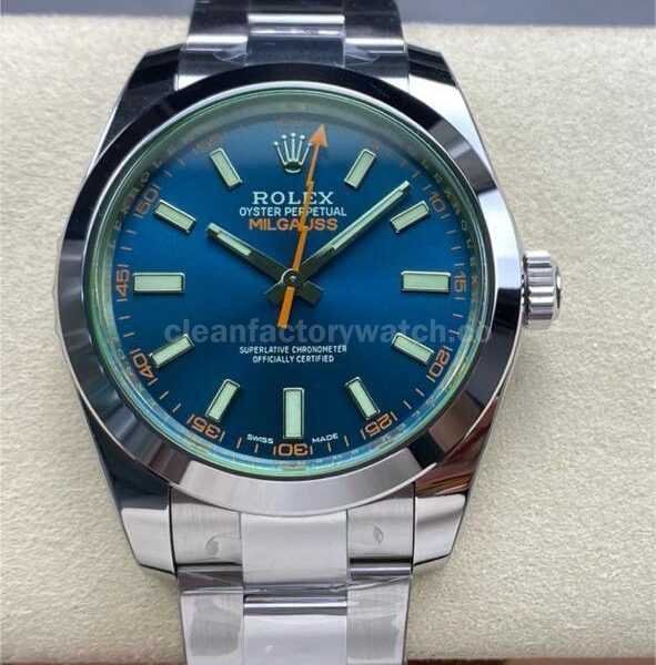 VS Factory Rolex Milgauss 116400GV 40mm Full 904L Blue Dial