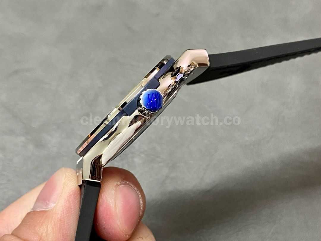 WWF Factory Hublot Classic Fusion Blue 542.NX.7170.LR 42mm Titanium Silicon Strap Blue Dial (5)