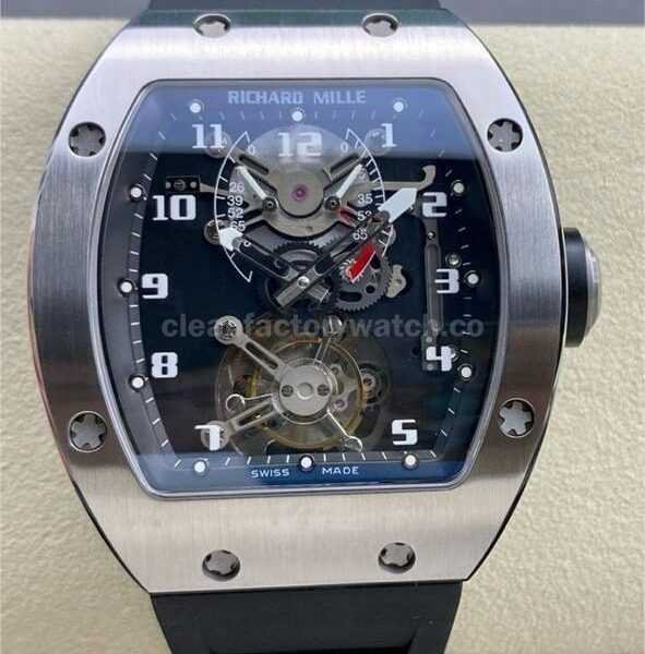 YS Factory Richard Mille RM001 43mm Titanium Rubber Strap Skeletonized Dial