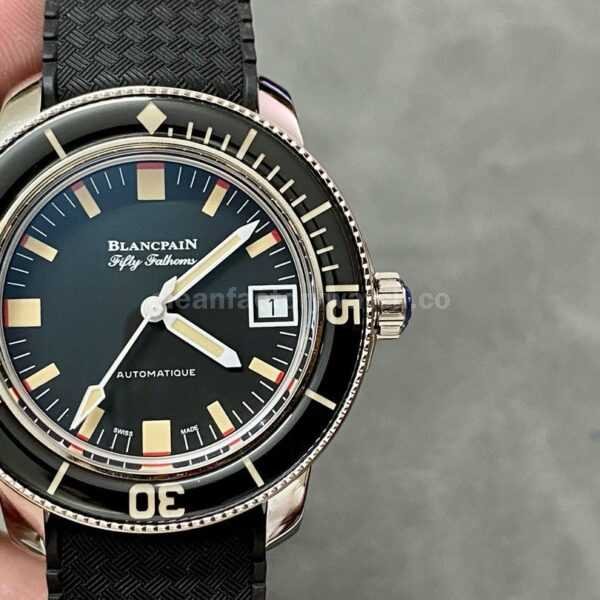 ZF Factory Blancpain Fifty Fathoms 5008B-1130-B52A 40.3mm Steel Rubber Strap Black Dial