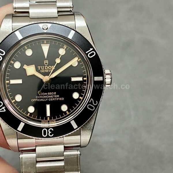 ZF Factory Tudor Black Bay 54 37mm M79000N-0001 Steel Aluminum Bezel Black Dial
