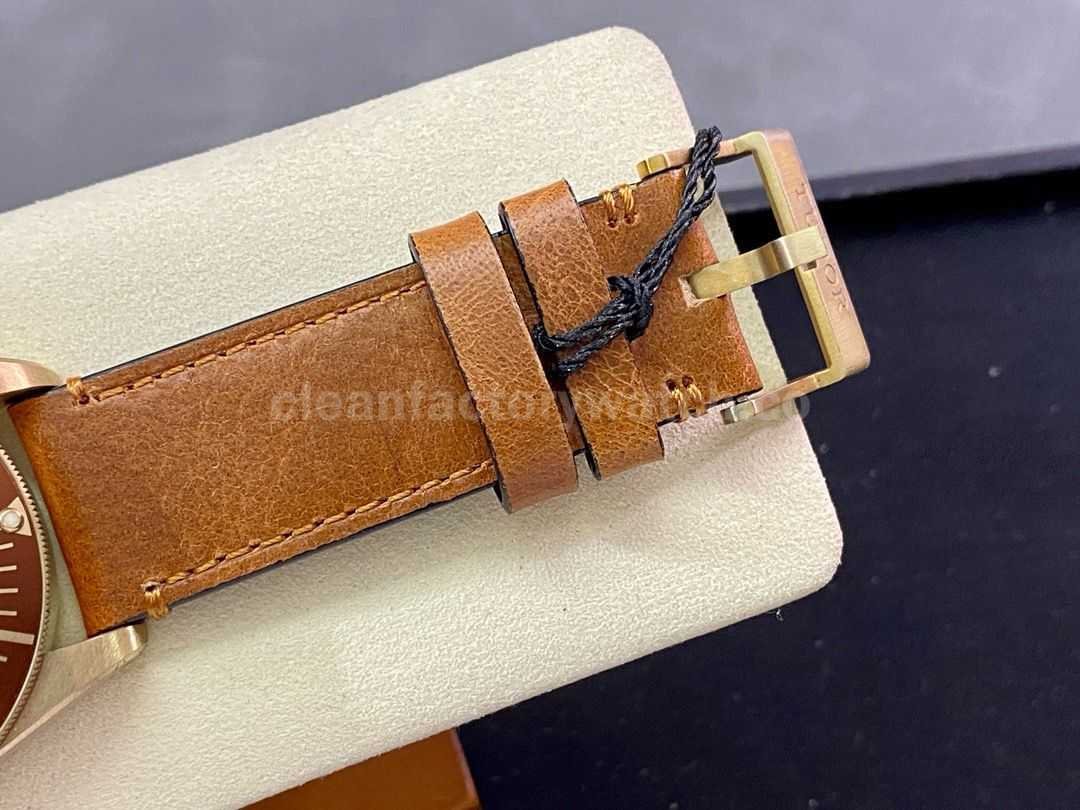 ZF Factory Tudor Black Bay Bronze 79250BM 0001 43mm Bronze Leather Strap Brown Dial (3)