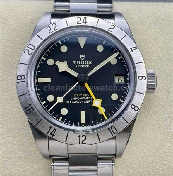ZF Factory Tudor Black Bay GMT 79470 39mm Full Steel Black Dial