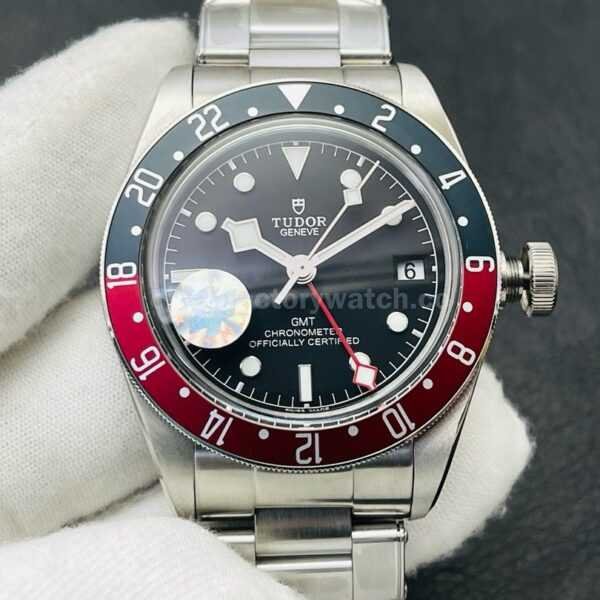 ZF Factory Tudor Black Bay GMT Pepsi 41mm M79830RB-0001 Steel Aluminum Bezel Black Dial