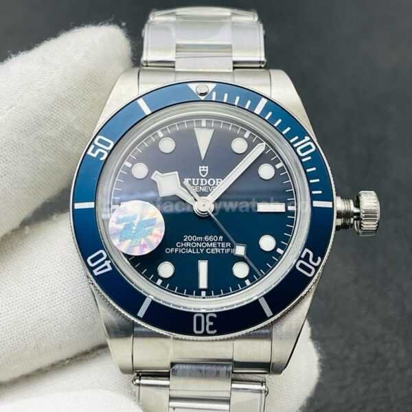ZF Factory Tudor Heritage Black Bay 39mm M79030B-0001 Steel Blue Aluminum Bezel Black Dial