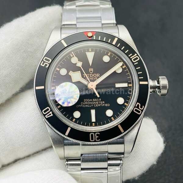 ZF Factory Tudor Heritage Black Bay 39mm M79030N-0001 Steel Aluminum Bezel Black Dial