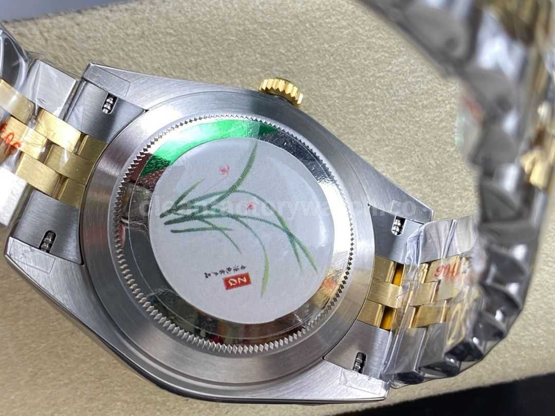 ZQ Factory Rolex Datejust 126333 0002 41mm Half Yellow Gold Silver Dial Jubilee (1)