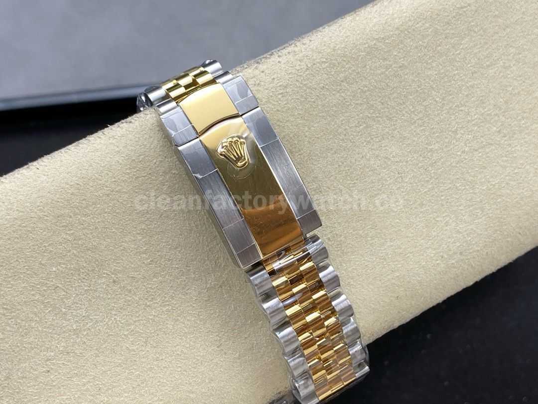 ZQ Factory Rolex Datejust 126333 0002 41mm Half Yellow Gold Silver Dial Jubilee (6)