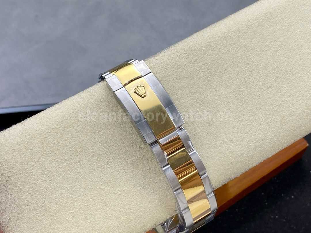 ZQ Factory Rolex Datejust 126333 0017 41mm Half Yellow Gold Diamond Mother Of Pearl Dial (6)