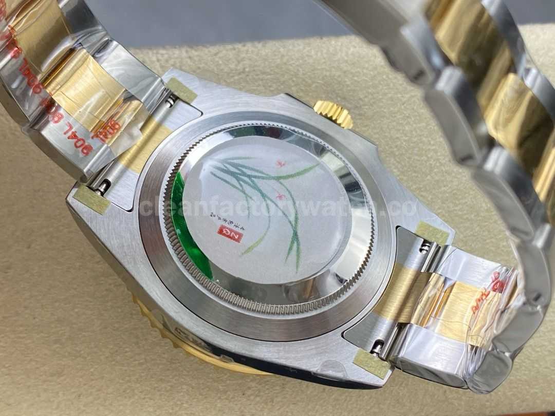 ZQ Factory Rolex Submariner Date 116613LB 40mm Half Gold Blue Dial (4)