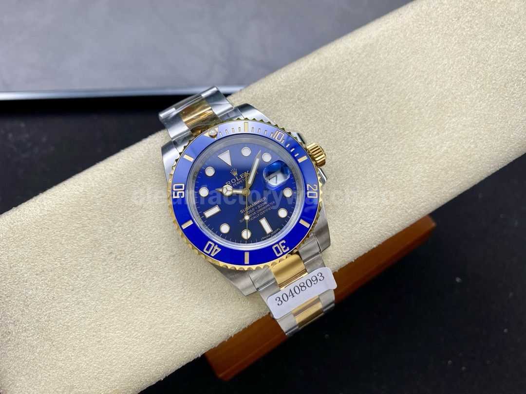 ZQ Factory Rolex Submariner Date 116613LB 40mm Half Gold Blue Dial (8)