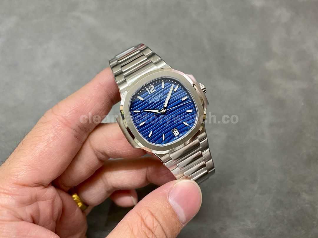 3K Factory Patek Philippe Nautilus 35.2mm 7118 1A 001 Blue Dial (4)